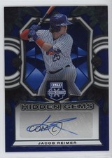 2023 Panini Elite Extra Edition Hidden Gems Blue Jacob Reimer #HG-JRM Auto l4t