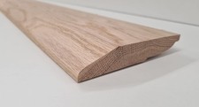 Solid Oak Skirting Timber Ovolo Chamfer Dual Sided Hardwood 120x20mm 5" Board
