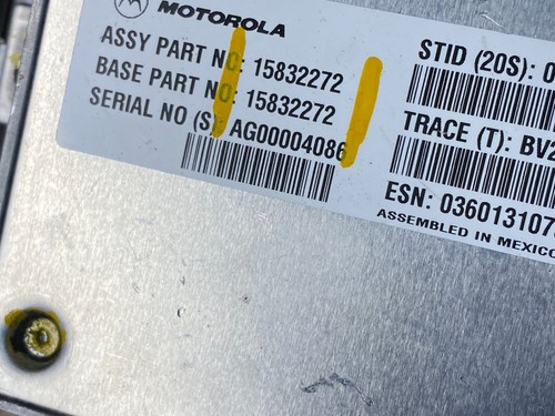 2009 - 2010 Cadillac Chevrolet Onstar Communication Control Module ECM R8832 DG - Picture 7 of 8