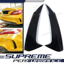 Schwarz Heck Stoßstange Flossen Flaps für Mercedes CLS W218 C218 AMG Line 14-18 Schwarz Heck Stoßstange Flossen Flaps für Mercedes CLS W218 C218 AMG Line 14-18