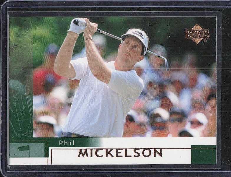 2002 Upper Deck Golf #41 Phil Mickelson (RC) Rookie Card NM/M
