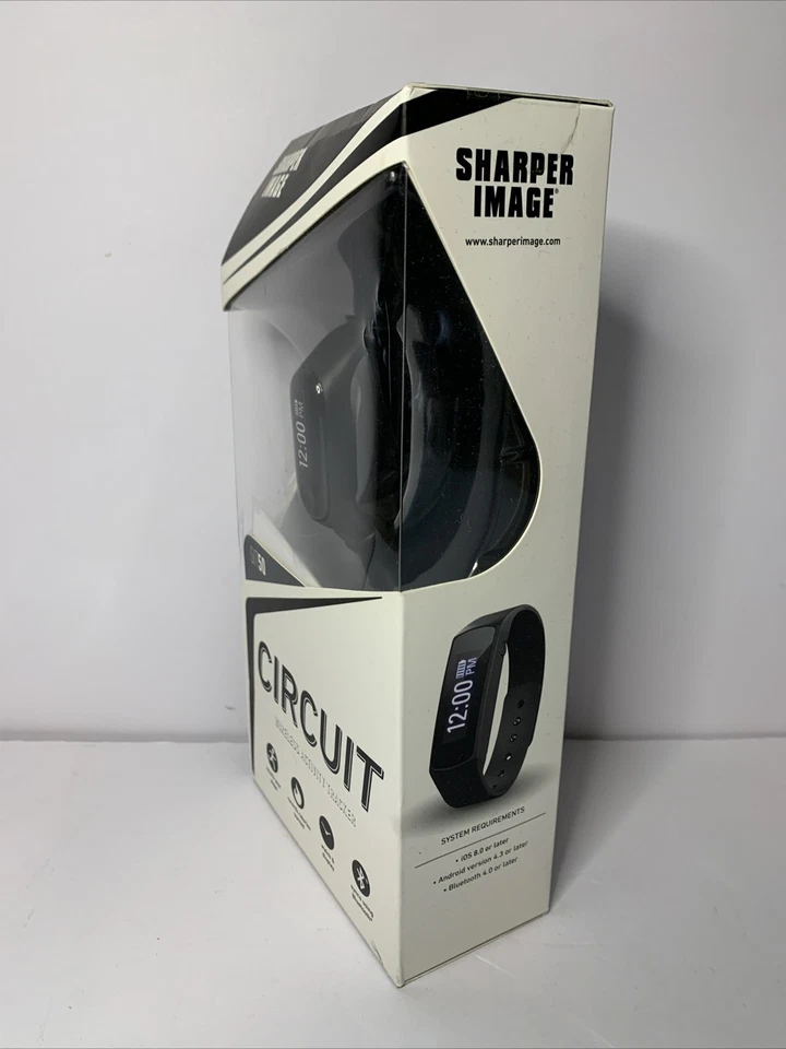 Часы-браслет Sharper Image Circuit Bluetooth беспроводной трекер активности НОВЫЕ - Изображение 3 из 4