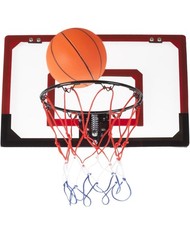 Mini Basketball Hoop w/ Ball  Breakaway Spring Rim Over the Door For Adults/Kid