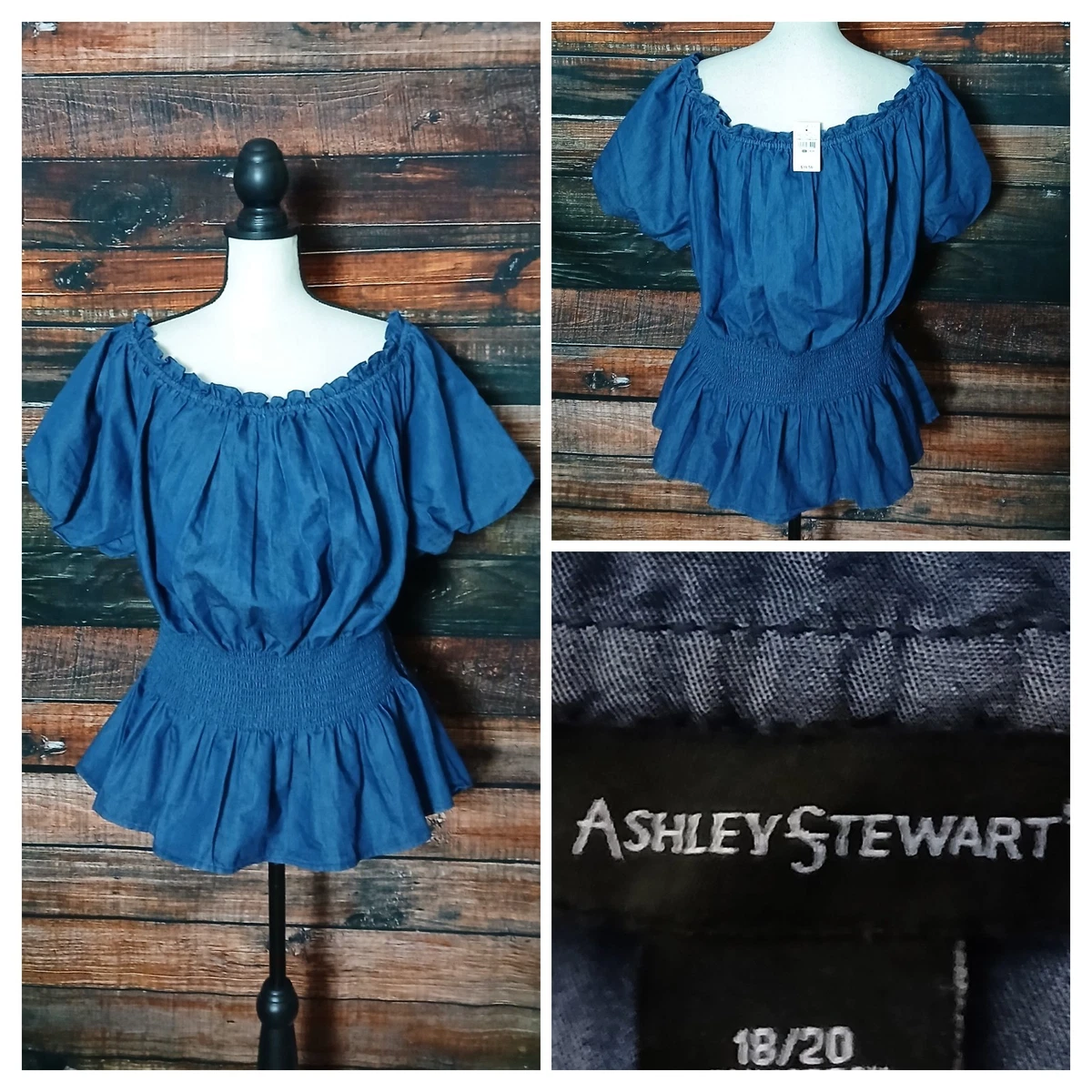 Denim Off the Shoulder Tops for Women for sale | eBay