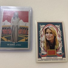 2013 Panini Golden Age DELONG GUM #21 BO DEREK ACTRESS + No. 119 Base Card