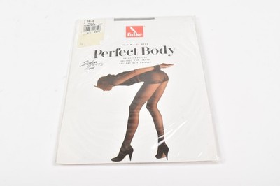 FALKE Perfect Body Control Top Strumpfhose - 15 DEN 38-40 schw/gra - Vintage B-W