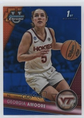 2023-24 Bowman U Chrome Blue Refractor 76/199 Georgia Amoore #2 1l0s