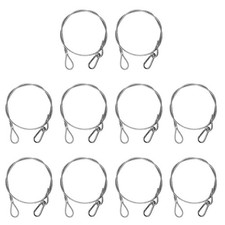 Stage Lights Safety Cables, 10 Pack Stainless Steel Security Cable for Stage ...