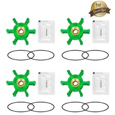 4PC 6303-0007-P Polyurethane Impeller with O-Ring Kit and Lubrication Replace