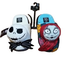 NEW The Nightmare Before Christmas Plush Slippers Jack  Salli 9/10 Womens