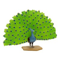 Bullyland 69390 - Spielfigur Pfau, Ca. 8,6 Cm GroßE Tierfigur, Detailgetreu,
