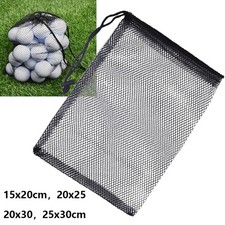 Outdoor Sports Ball Bag Black Nylon 15x20cm/20x25/30cm/25x30cm Ball Pouch