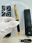 Montblanc Meisterstück 146 Fountain Pen Gold Trim w/ Leather Pouch Fast | Bid — photo 2