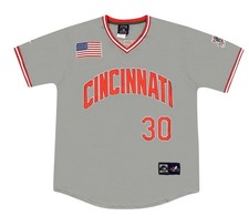 Ken Griffey Sr 1990 Cincinnati Reds World Series Cooperstown Jersey Men’s Large