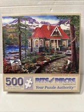 Bits and Pieces 500 Pc Puzzle “Country Side House” by Big Image World Missing 1