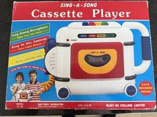 Vintage 90s Sing-A-Song Cassette Player CT-63 New Open Box Untested