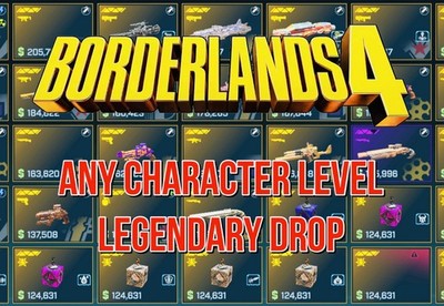 Borderlands 4 Any Level 1 - 50 Legendary Items + Guns Drop XBOX PS5 PC SWITCH
