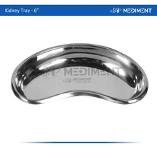 Kidney Bowl Tray 6" Basin Dental and Surgical Instrument Stainless Steel New CE