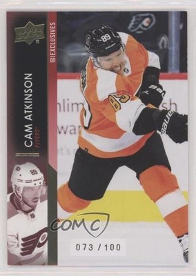2021-22 Upper Deck Extended Series Exclusives 73/100 Cam Atkinson #610 f5q