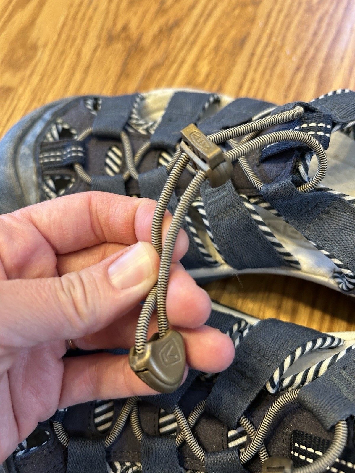 Keen 1022797 Sandali casual donna Newport H2 blu navy bianco taglia 8 5 escursionismo outdoor