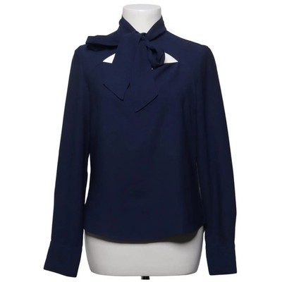 SuperTrash, Schluppenbluse, Größe: 34, model: bouveau, Blau, Polyester #y1B