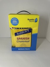 Rosetta Stone Spanish Bonus Pack Bundle Lifetime Online Access  Grammar Guide 