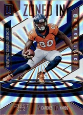 2016 Panini Unparalleled Zoned In #31 Demaryius Thomas - FB