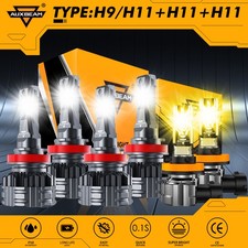 AUXBEAM Canbus LED Headlights Fog Lights 6500K 3000K For Nissan Rogue 2014-2025