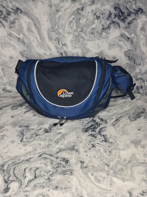 Lowe Alpine Gürteltasche Bauchtasche Schultertasche blau schwarz Laptop Reise Bauchtasche