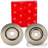 2X TRW Bremsscheiben 330Mm BelÜFtet Vorne Passend FÜR Alfa Romeo 147 156 GT |