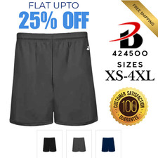 Badger 424500 Mens Loose-Fit Moisture-Wicking B-Core 5-Inch Non-Pocketed Short