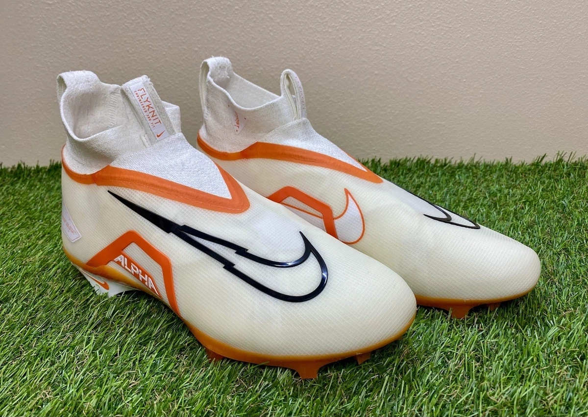 ナイキ 27 アルファメナス エリート 3 アメフト スパイク シューズ 靴 白 Nike Alpha Menace Elite 3 White Total Orange for Sale
