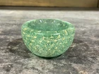 Carlos Scarpa Vinini Sommerso A Bollicine Murano Glass Bowl W/Gold Leaf Italy