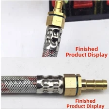 Brass Hose Couplings for PU Rubber Silicone Hose Connections with Secure Fit