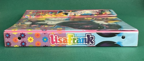 Vtg Lisa Frank Purrfect Playtime Kittens 3 Ring Binder, Folder and Coloring Book - Picture 9 of 23