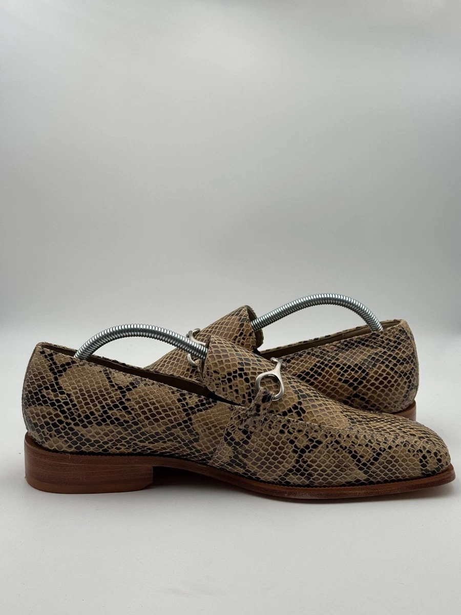 Giorgio Brutini Snake Skin Loafers Mens 10.5M Leather Bit  display picture 1