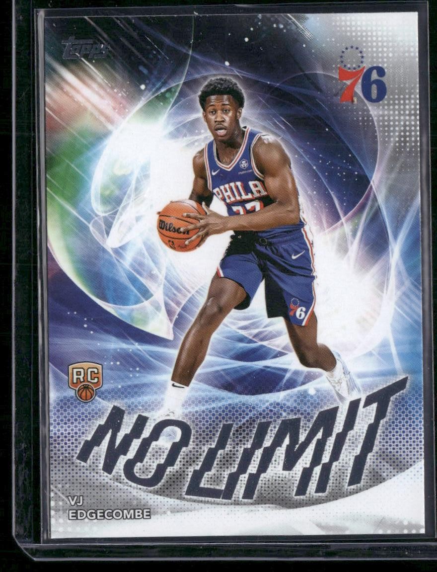 2025-26 Topps #NL-3 VJ Edgecombe No Limit Rookie Rc Sixers 76ers