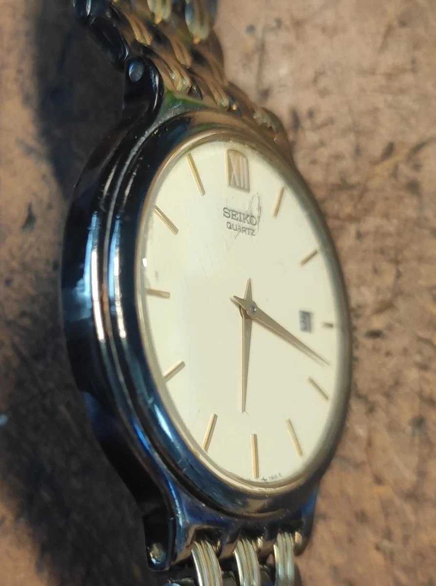SEIKO Dresswatch, Vintage 80er/90er Jahre, Datumsanzeige
