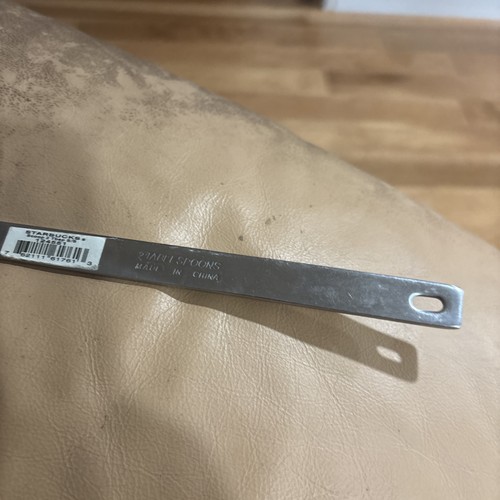 Starbucks Kaffeelöffel Edelstahl 2 EL abgerundet Utensil Messlöffel - Bild 7 von 10
