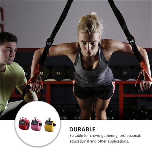 3 Pcs Manual Mechanical Counter 4-digit Number Clicker Hand Held Counter - Picture 10 of 12