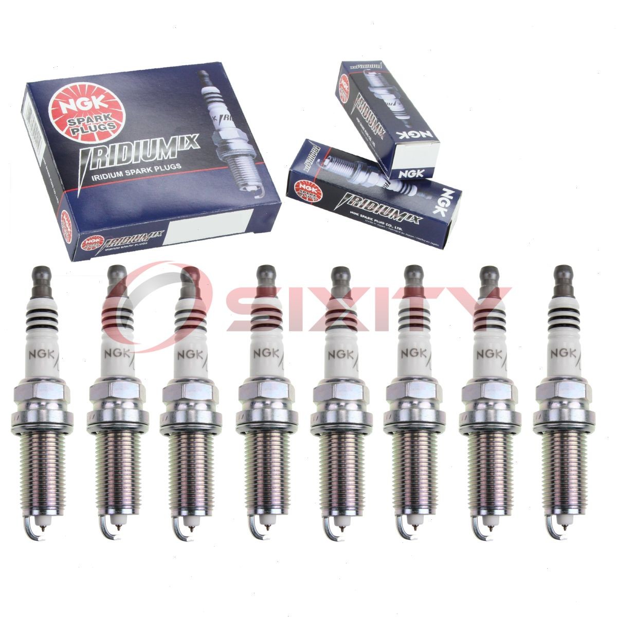 8 pc NGK Iridium IX Exhaust Side Spark Plugs for 2008-2009 Jeep Commander gl