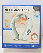 Deep Tissue Therapy Neck Massager J001-2C Heat Compression Electric Pulse