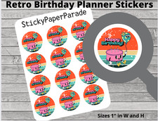 Birthday Planner Stickers 06-3 / Planner Stickers  / Journal Stickers