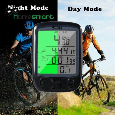 LCD Wired Cycling Waterproof Bike Computer Speedometer Good quality AHS