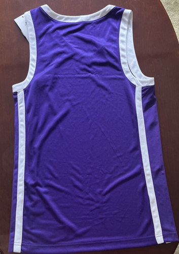 NIKE Jordan Mens Sports Training Basketball Tank Jersey Purple AR4317-546 XXL - Picture 6 of 7
