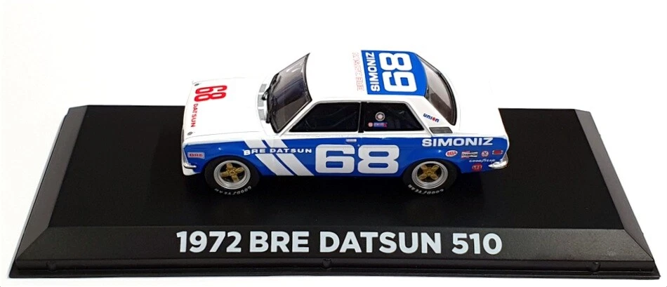 Greenlight escala 1/43 86346 - 1972 Bre Datsun 510 #68 Gregg - azul/blanco Foto 4 de 4