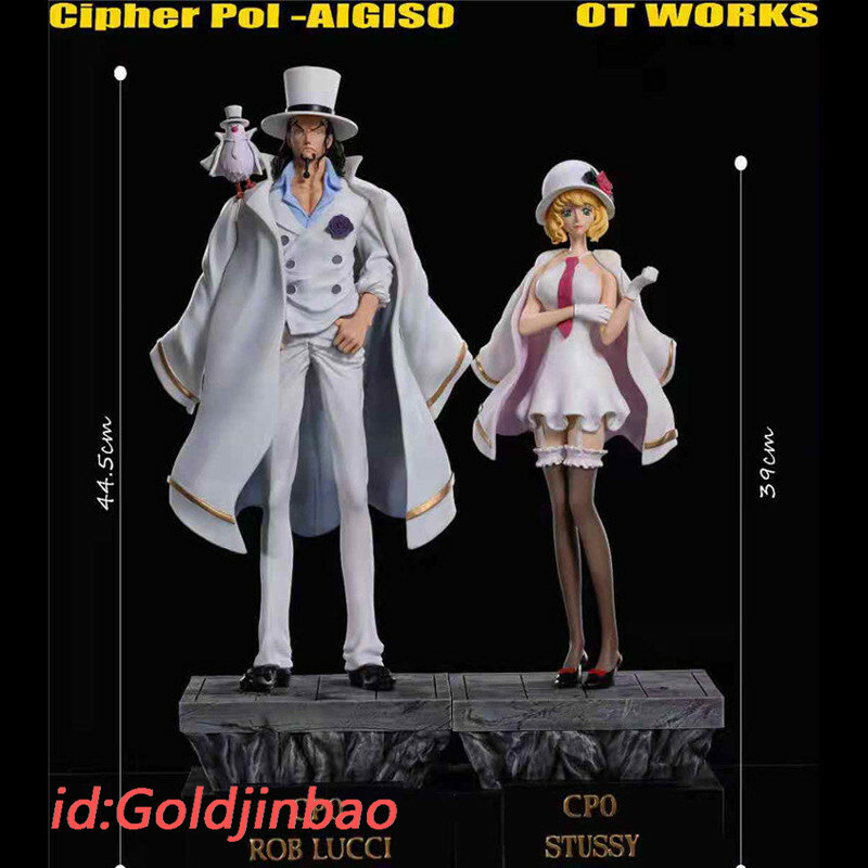 CP9 Rob Lucci Resin Model Stussy Painted Statue In Stock OT WORKS