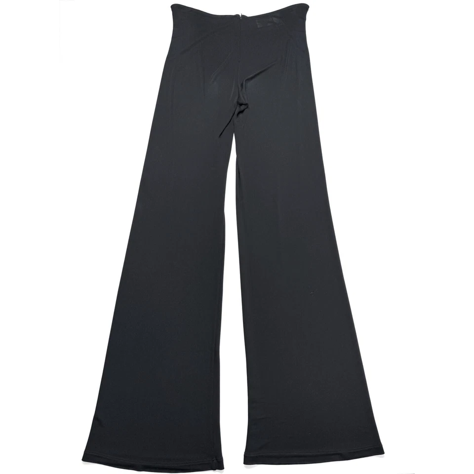 Pantalones transparentes Jean Paul Gaultier JPG para mujer negros rayón talla 8 Foto 2 de 4