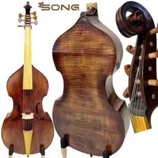 Good sound 6 string viola da gamba 29 inch, Professional Viol,Flame maple back