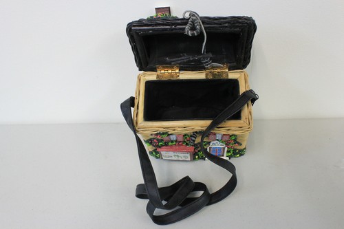 Timmy Woods Beverly Hills Weidenkorb Zoohandlung Ladenhaus Schultertasche Neu - Bild 10 von 12